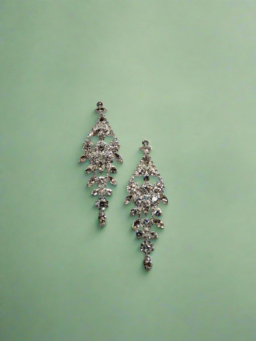 Calla Collection Earrings TR-11140 Subtle Glamour Sophisticated Dangle Earrings