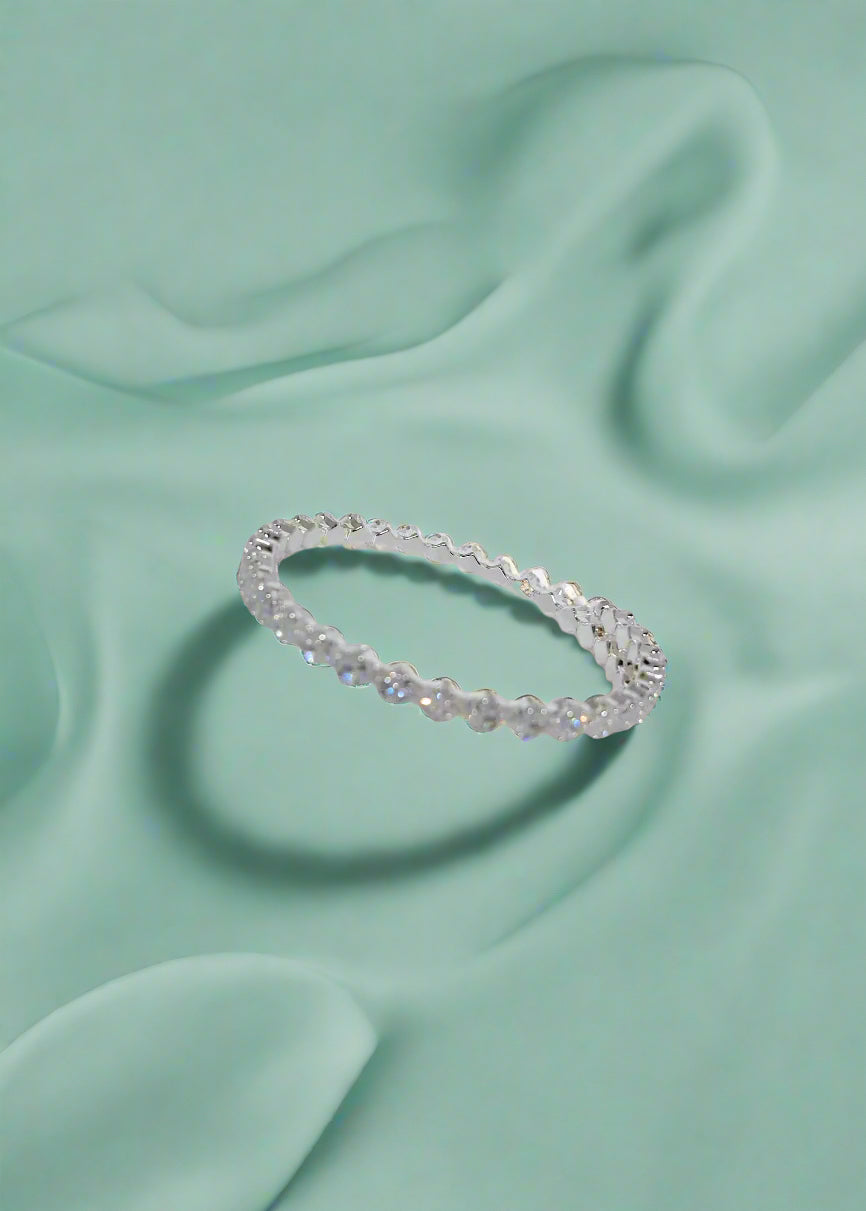 Calla Collection bracelet with intricate silver design and decorative stones, stylish accessory for everyday wear.