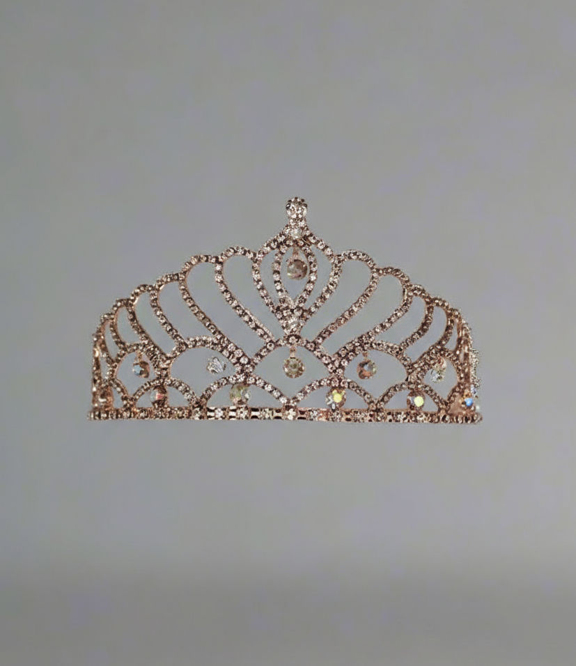 Calla Collection Tiara TR-898 Dainty Royalty Accent Crown