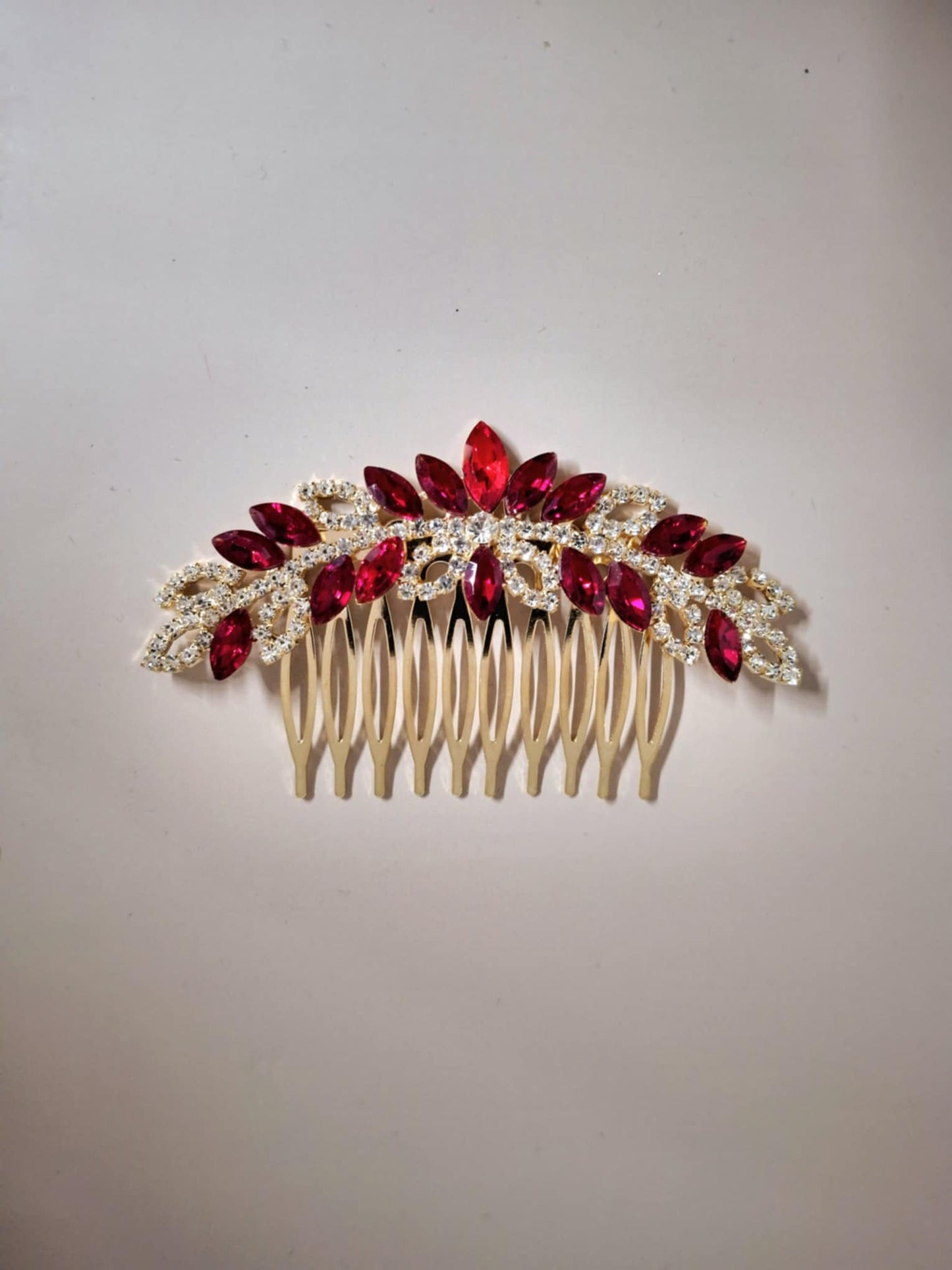 Calla Collection Hair Comb TR-41144 Luxurious Timeless Rhinestone Hair Comb