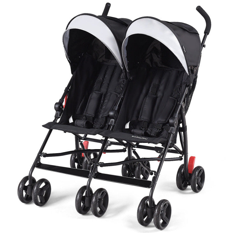 Foldable Twin Baby Double Stroller