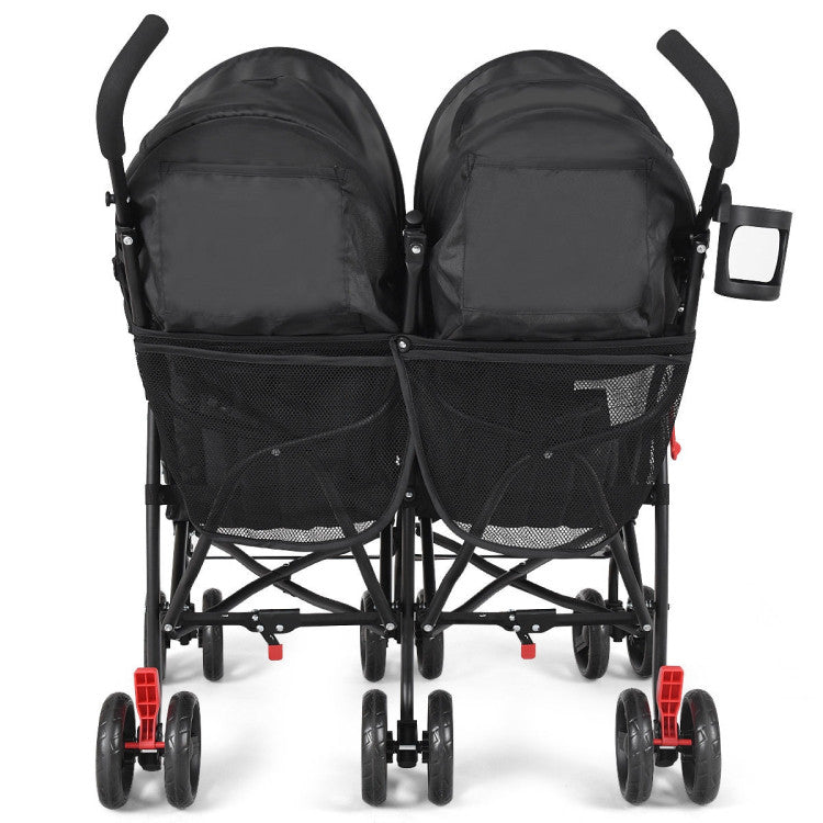 Foldable Twin Baby Double Stroller