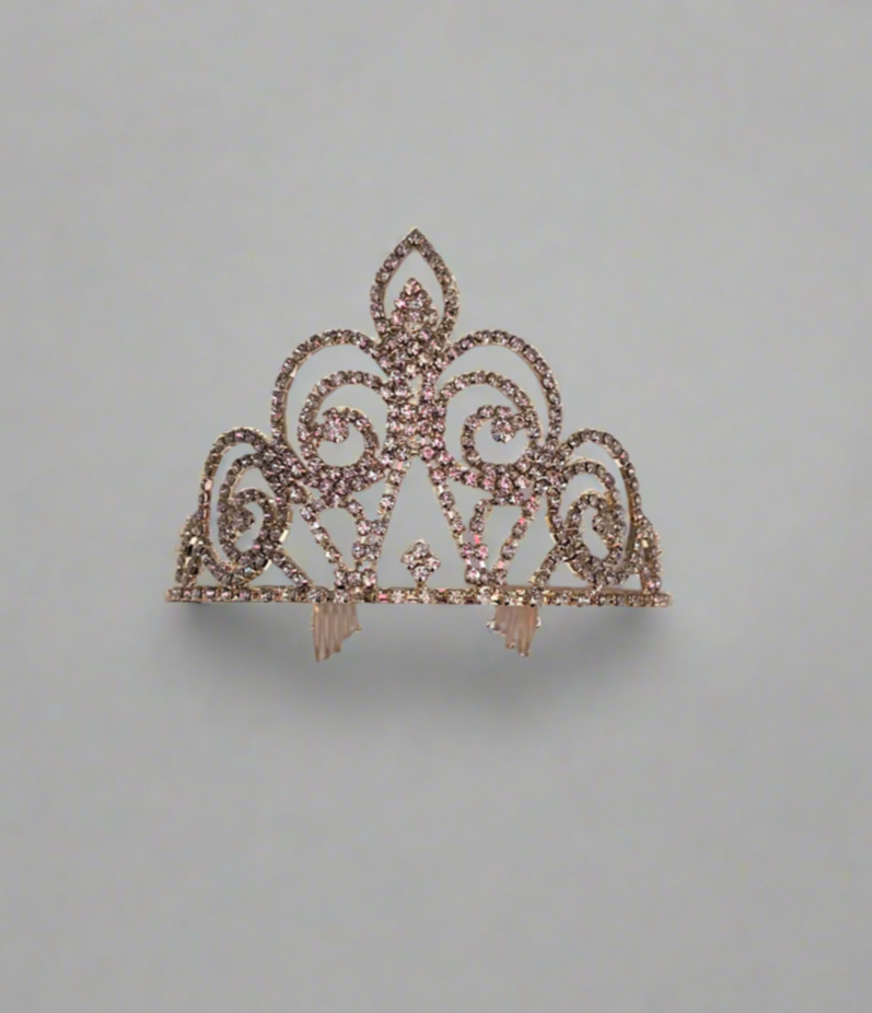 Calla Collection TR-899 Elegant Rhinestone Tiara Crown