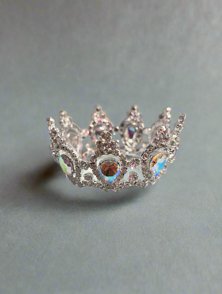 Calla Collection small crown from the Calla Collection Crown TR-40337, a special occasion jewelry piece with intricate design.