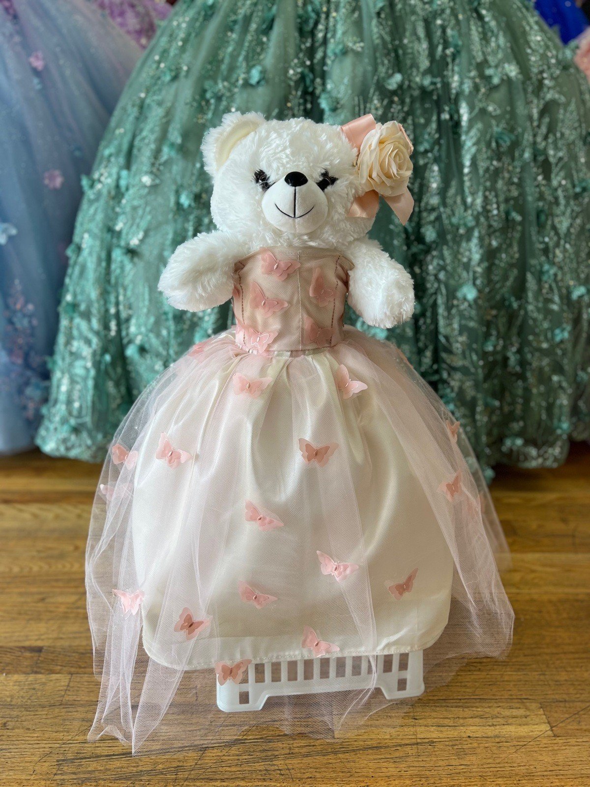 Calla Collection Quinceañera Bear Adorable Gown Commemorative Bear Gift