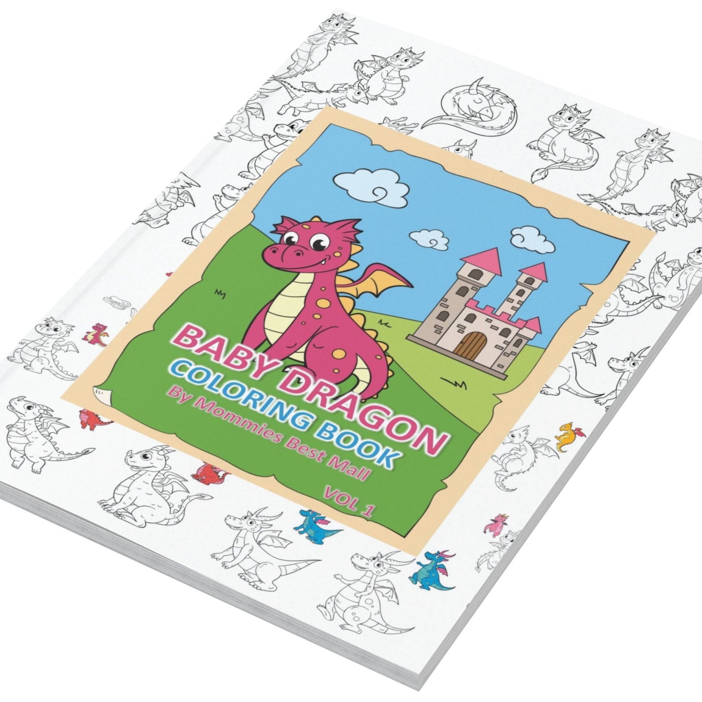 Baby Dragon Coloring - Coloring book - Mommies Best Mall