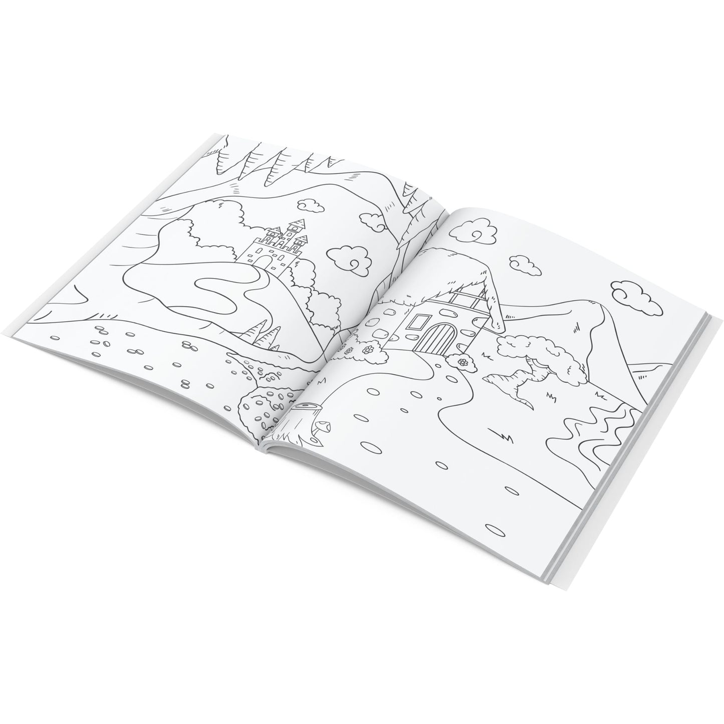 Baby Dragon Coloring - Coloring book - Mommies Best Mall