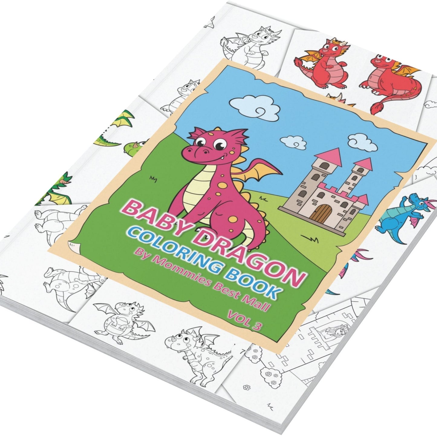 Baby Dragon Coloring - Coloring book - Mommies Best Mall