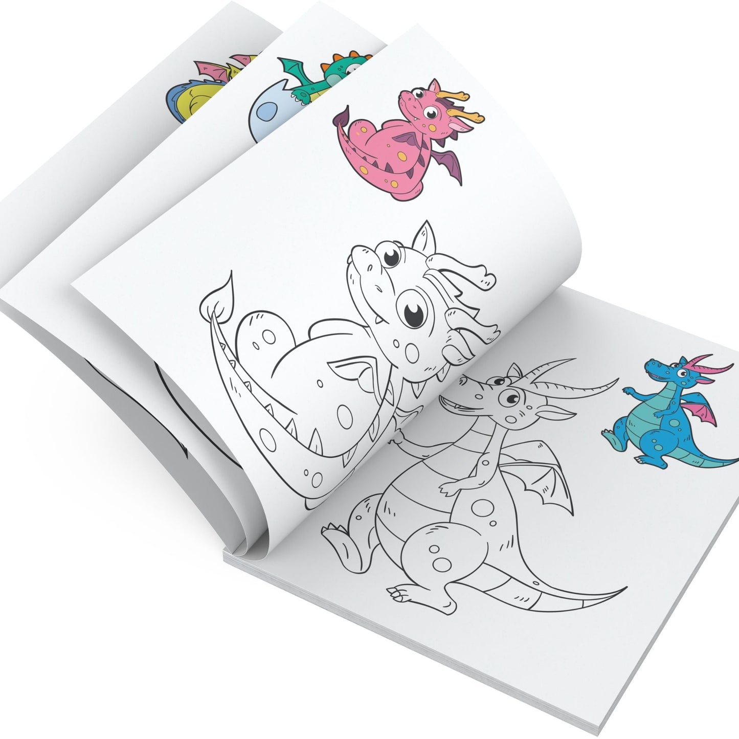 Baby Dragon Coloring - Coloring book - Mommies Best Mall