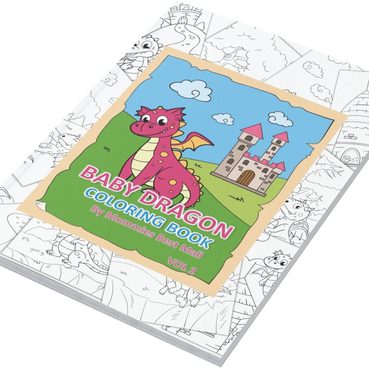 Baby Dragon Coloring - Coloring book - Mommies Best Mall