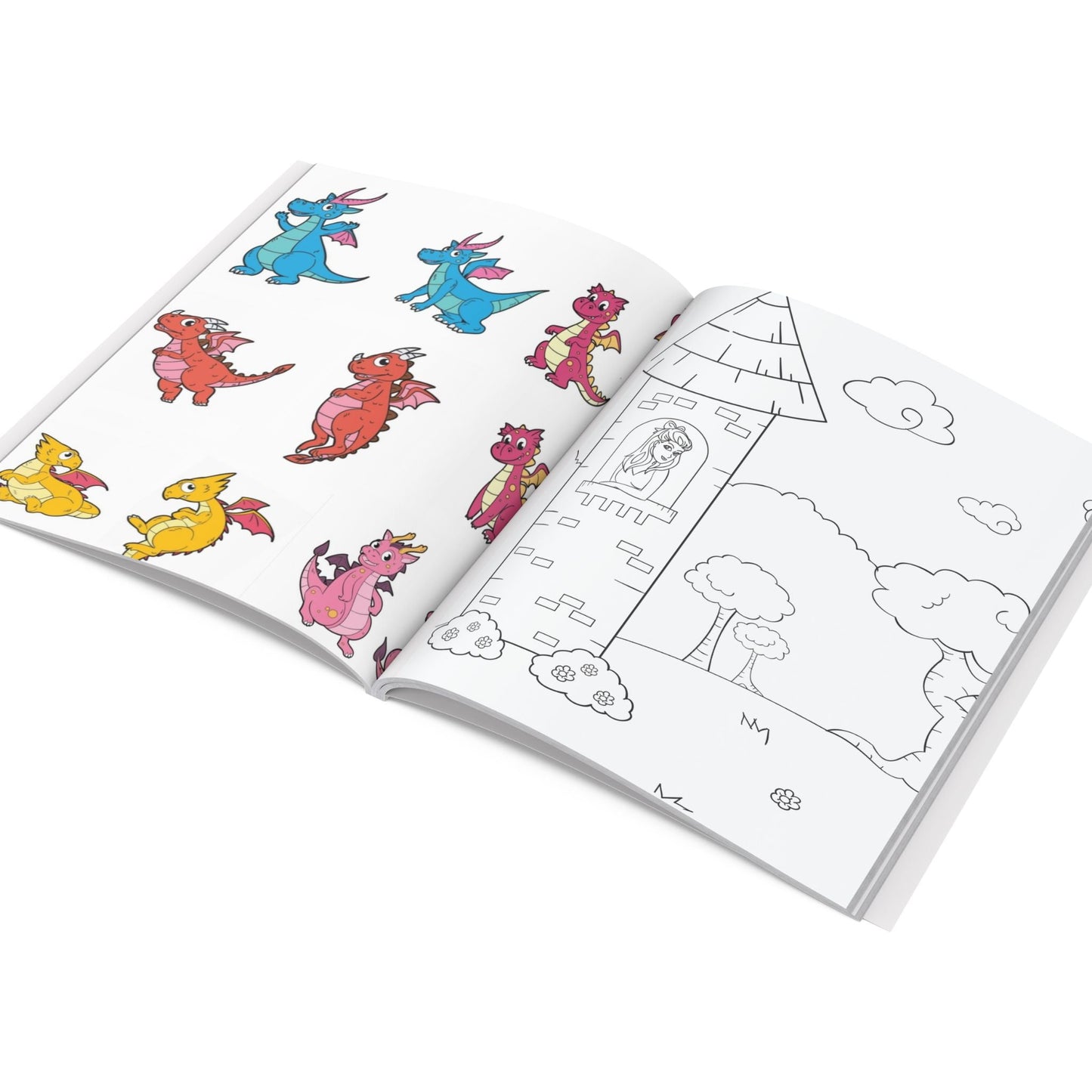 Baby Dragon Coloring - Coloring book - Mommies Best Mall