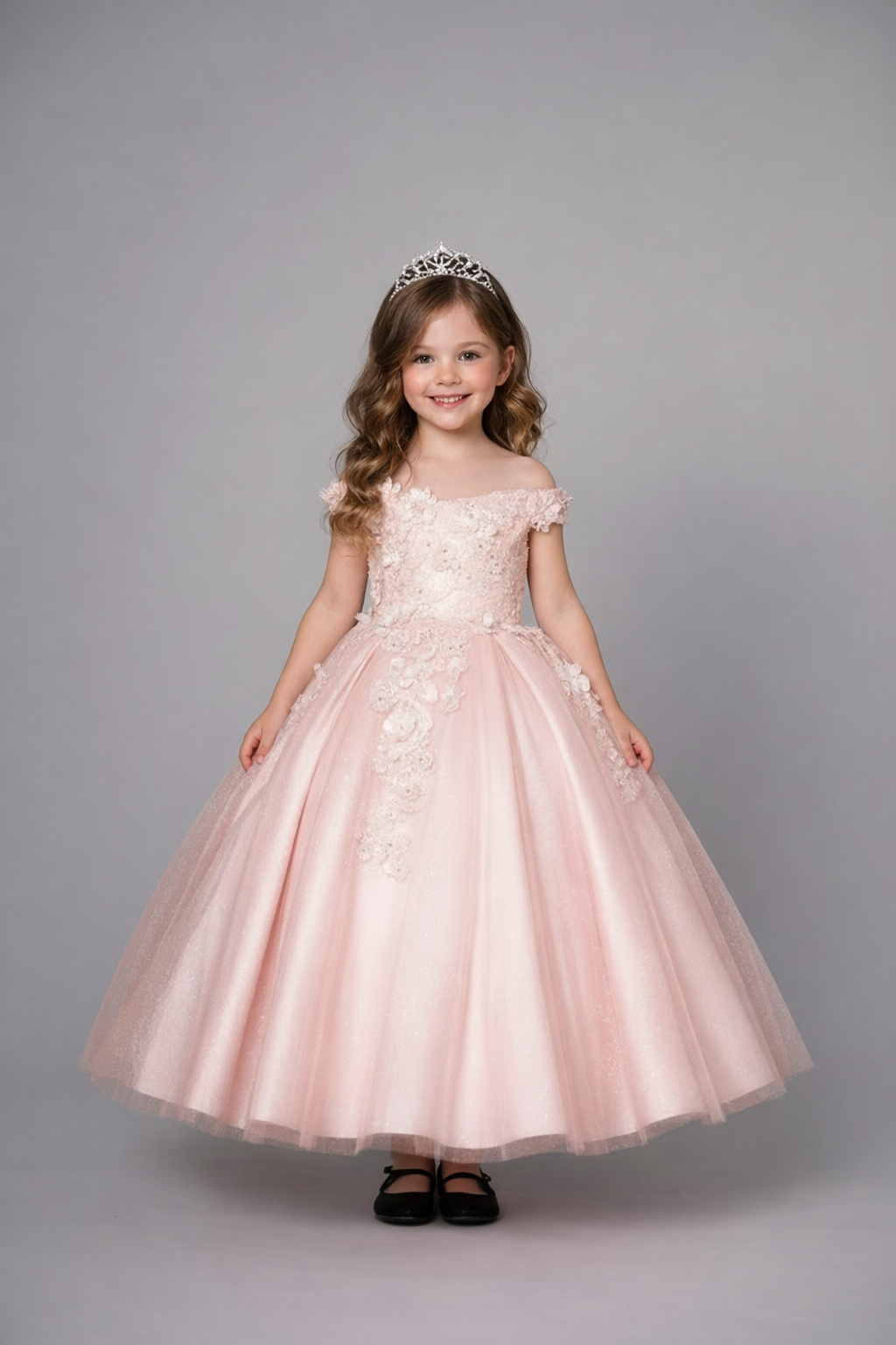Calla Collection WB-101 special occasion dress with metallic accents