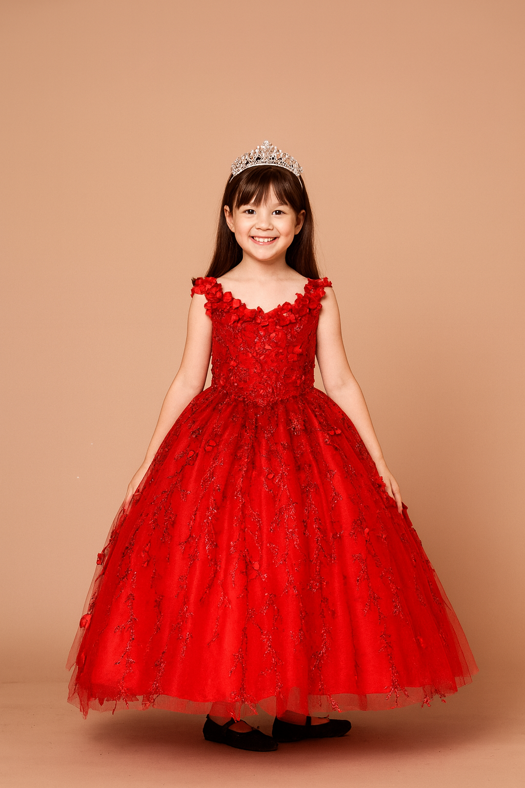 Calla Collection WB-103 elegant mini quinceanera style tulle party dress