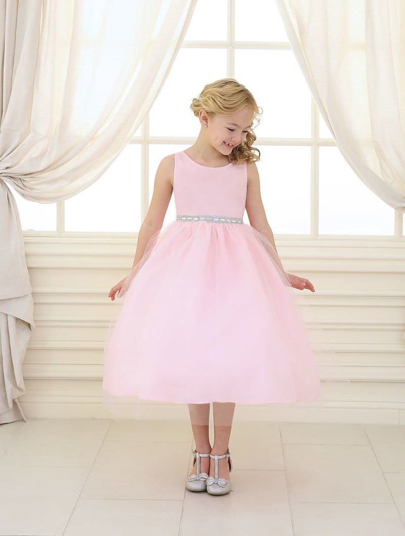 Lined gown Calla Collection D-754 featuring an inner comfort lining