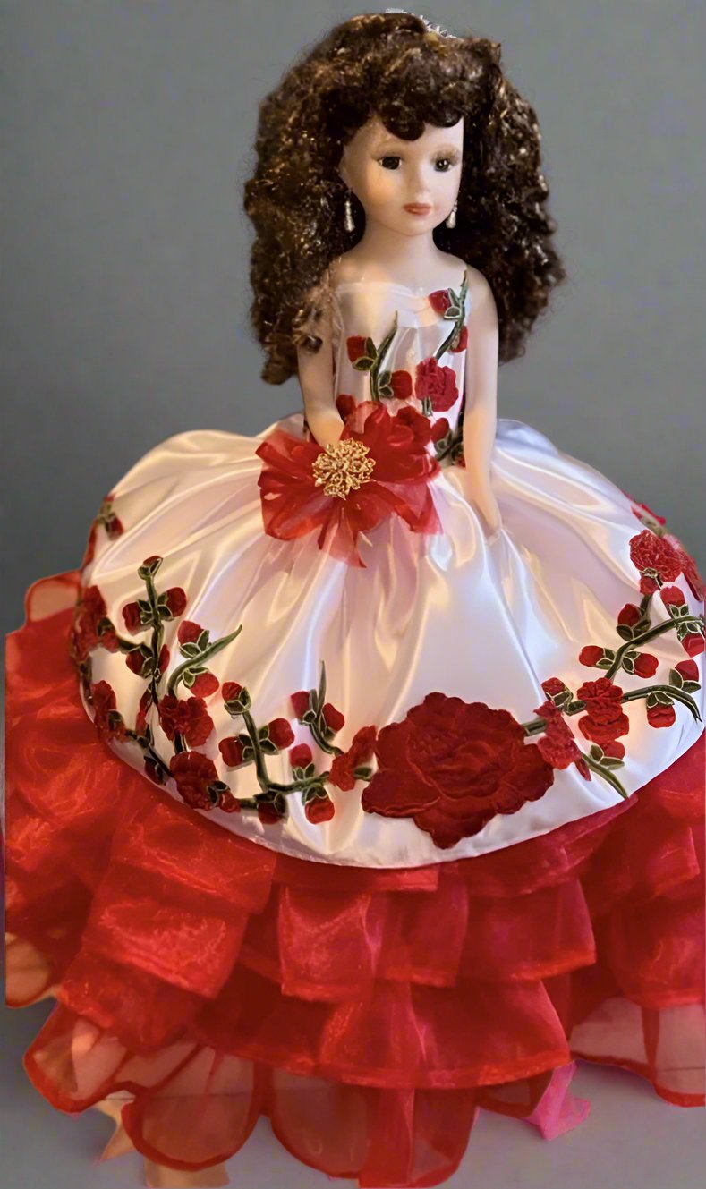 Colorful doll Charra from Calla Collection children's accessories collection, featuring intricate details and vibrant design.