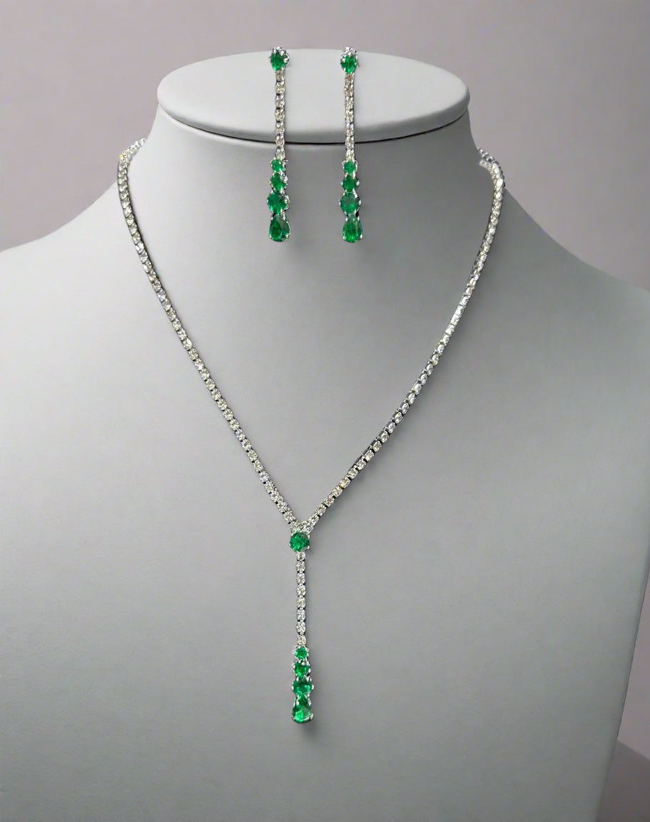 Calla Collection EMERALD accessory, vibrant green color with intricate design, suitable for enhancing various fashion or craft projects.