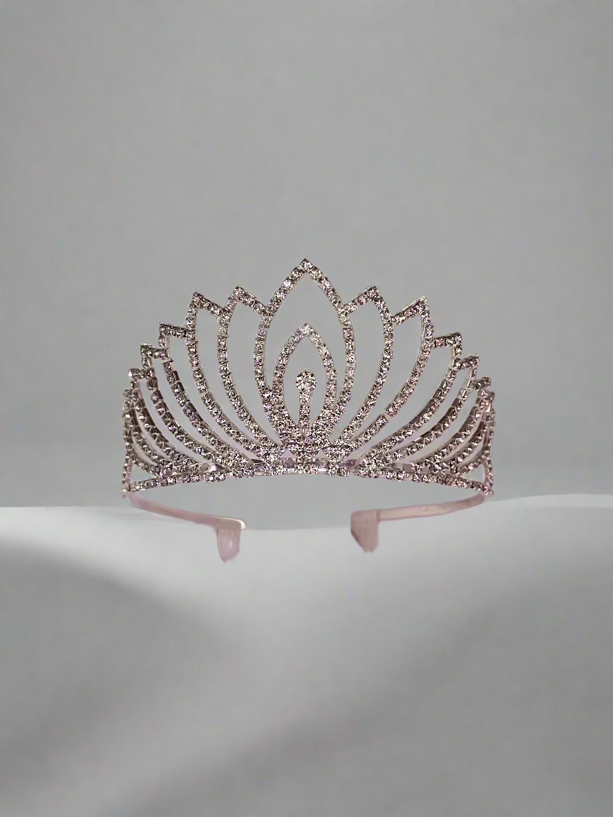 Calla Collection Tiara TR-905 Luxurious Quality Rhinestone Crown