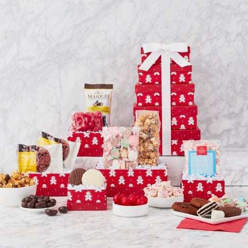 Jolly Gingerbread holiday gift basket by GreatArrivals/WineCountry featuring gingerbread treats and festive packaging.