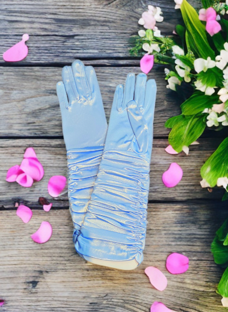 Light blue gloves from Calla Collection GL-479, stylish accessory for everyday wear, shown on a neutral background.
