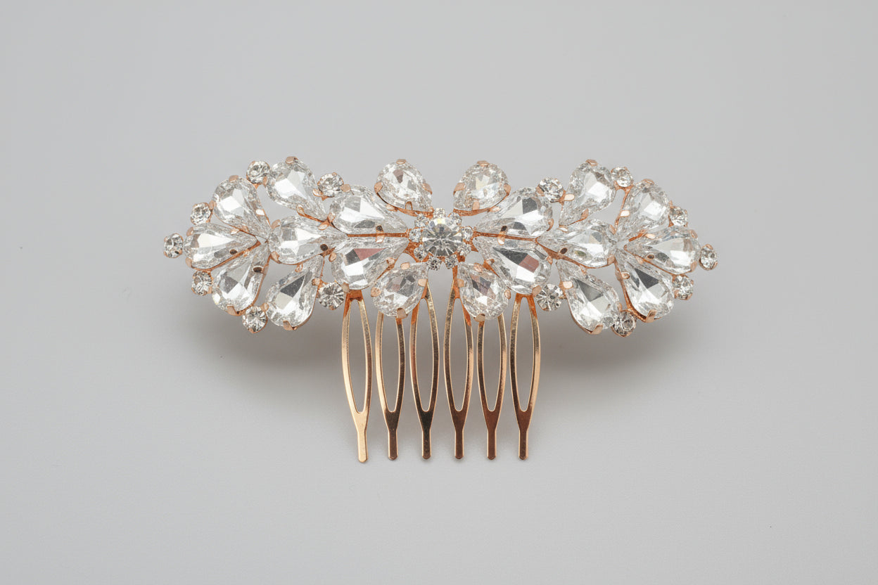 Calla Collection Hair Comb TR-40994 Flawless Elegant Special Occasion Hair Comb