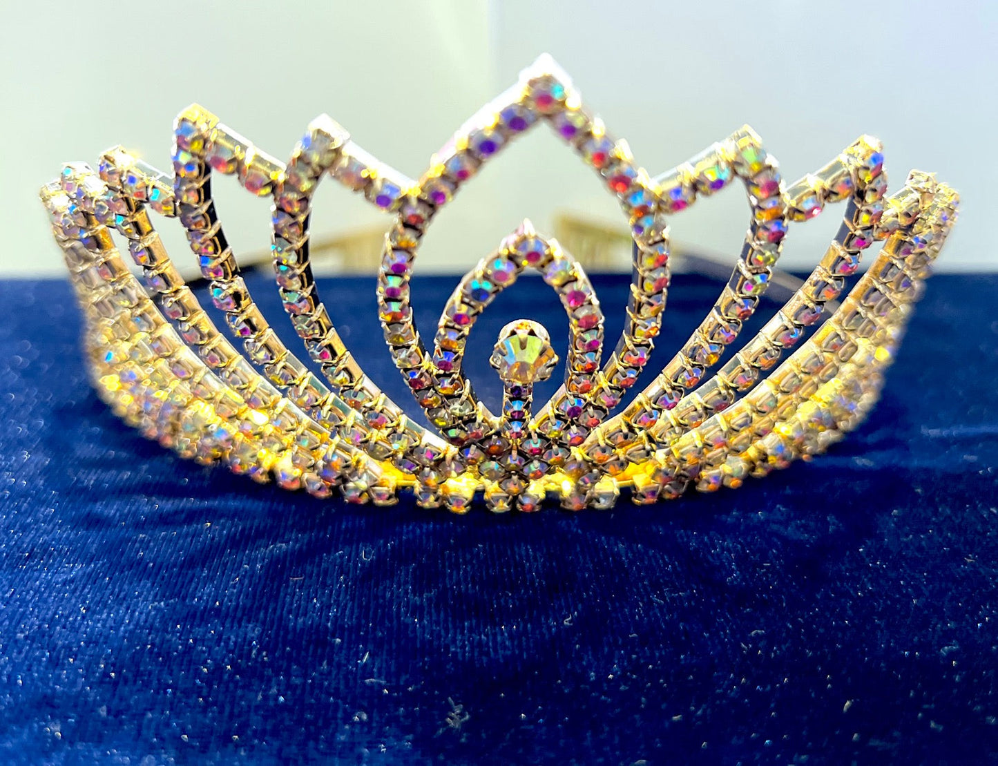 Calla Collection Tiara TR-905 Luxurious Quality Rhinestone Crown