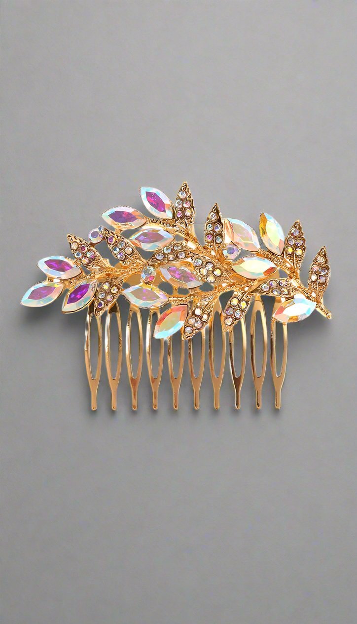 Calla Collection Hair Comb TR-41166 Elegant Versatile Rhinestone Hair Comb