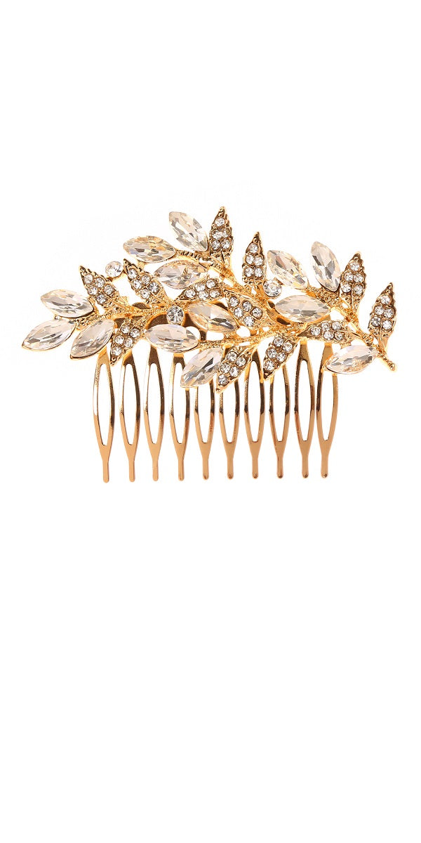 Calla Collection Hair Comb TR-41166 Elegant Versatile Rhinestone Hair Comb