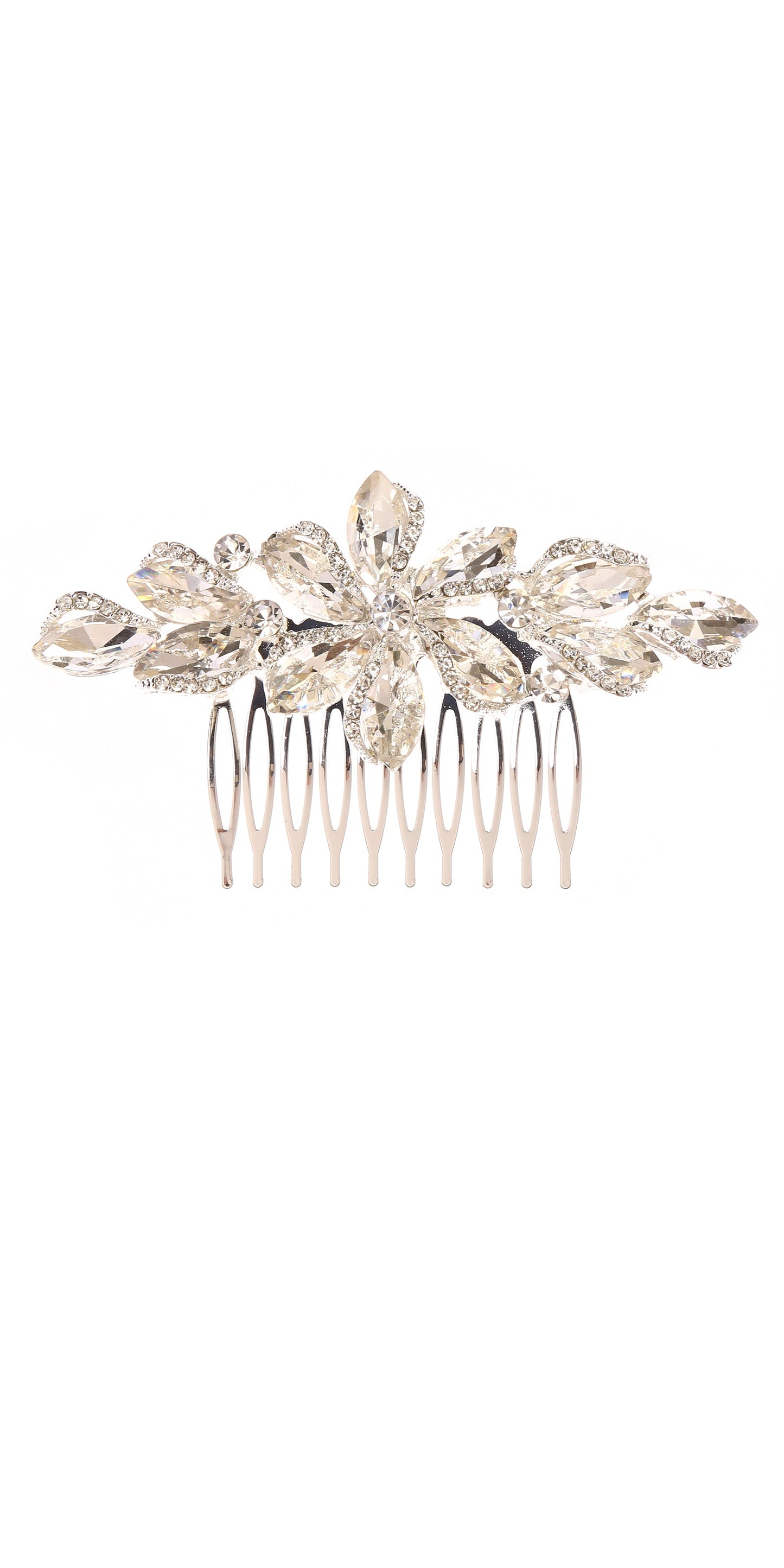 Calla Collection Hair Comb TR-41172 Premium Glamour Rhinestone Hair Comb