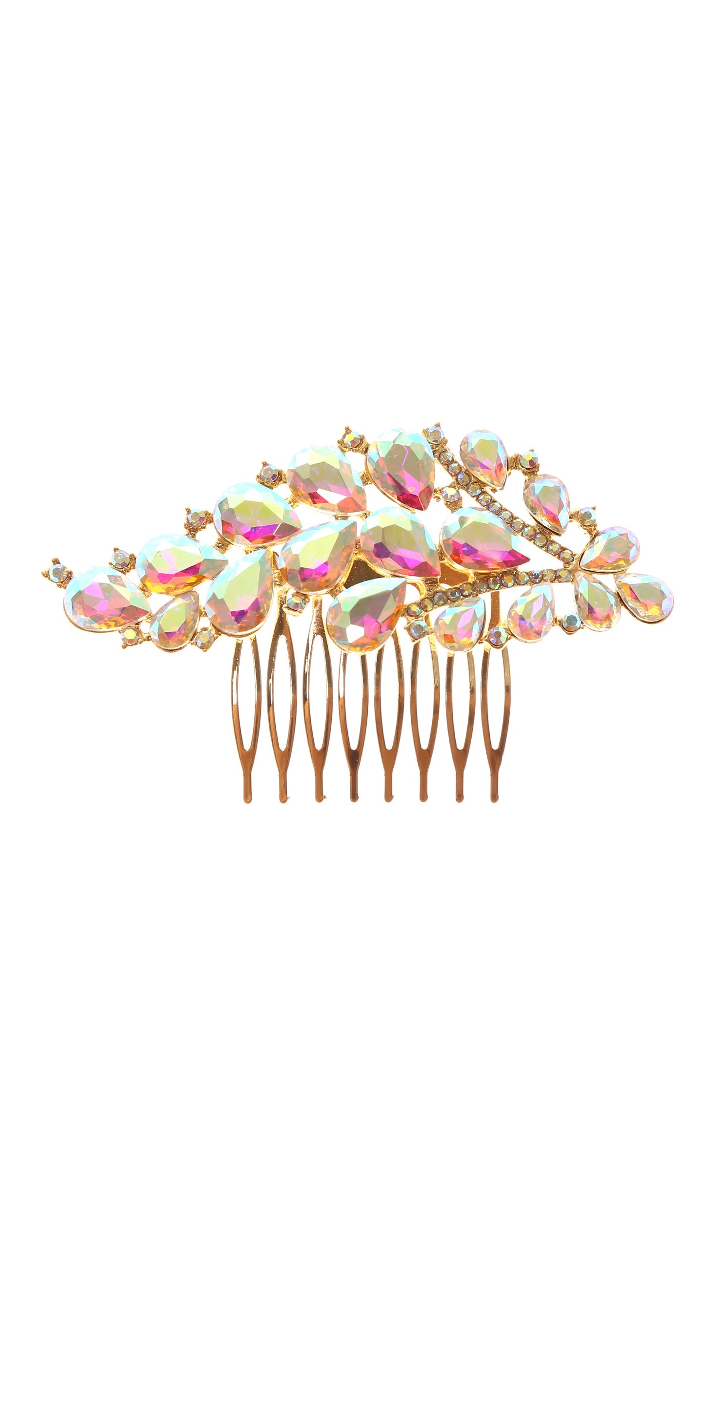 Calla Collection Hair Comb TR-41303 Elegant Functional Rhinestone Hair Comb