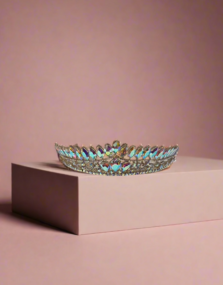 Calla Collection Tiara TR-41087 Sparkling Bridal Rhinestone Crown