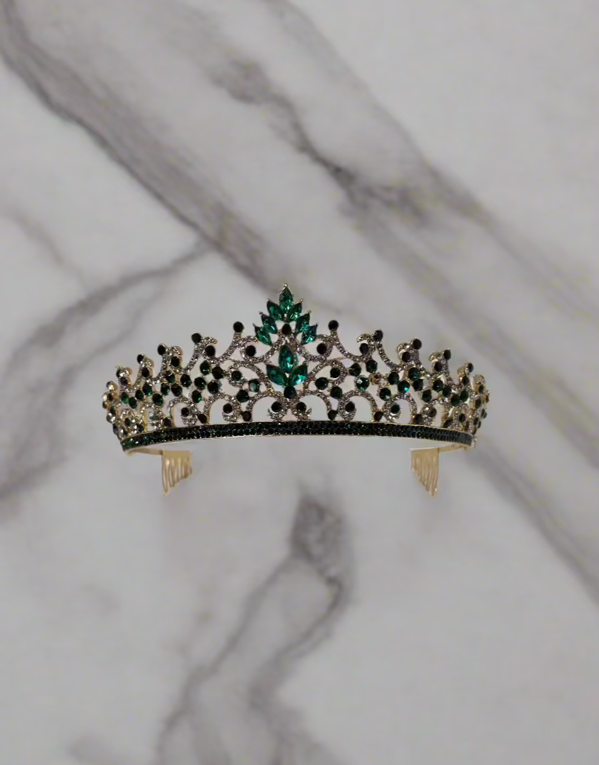 Calla Collection Tiara TR-40986 Delicate Design Sophisticated Crown