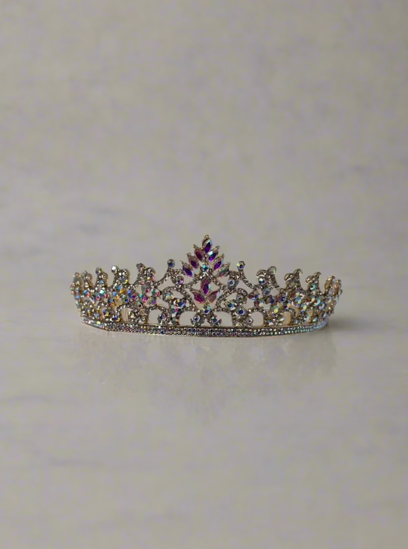Calla Collection Tiara TR-40986 Delicate Design Sophisticated Crown