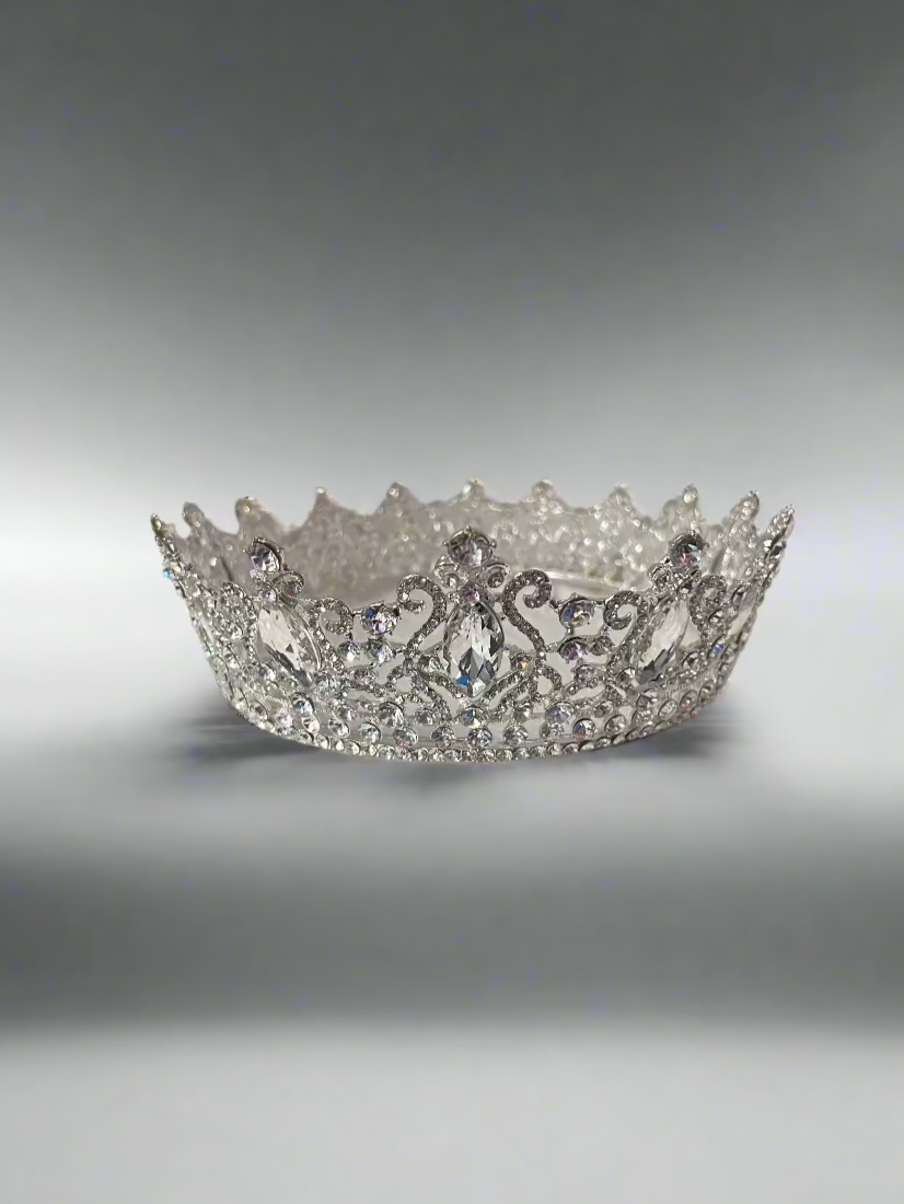 Calla Collection Tiara TR-41218 Elegant Special Occasion Round Crown