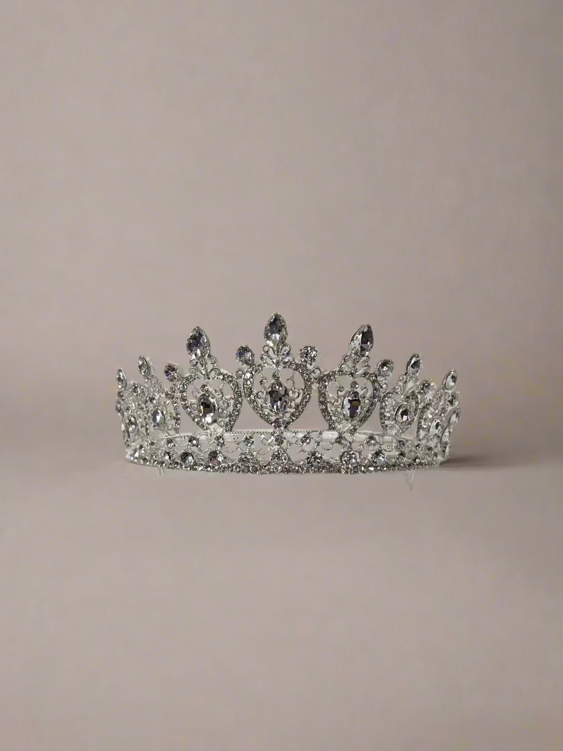Calla Collection Tiara TR-40568 Luxurious Sparking Jewel Crown