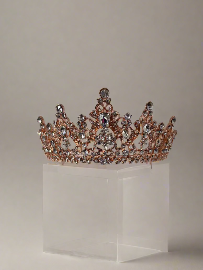Calla Collection Tiara TR-40984 Intricate Grace Formal Crown
