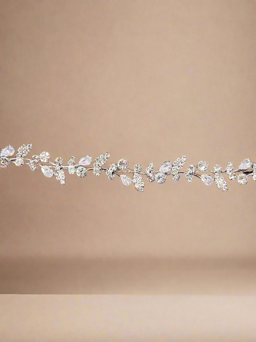 Calla Collection TR-41376 jewelry piece featuring intricate design and shiny metallic finish, close-up view of the decorative details.