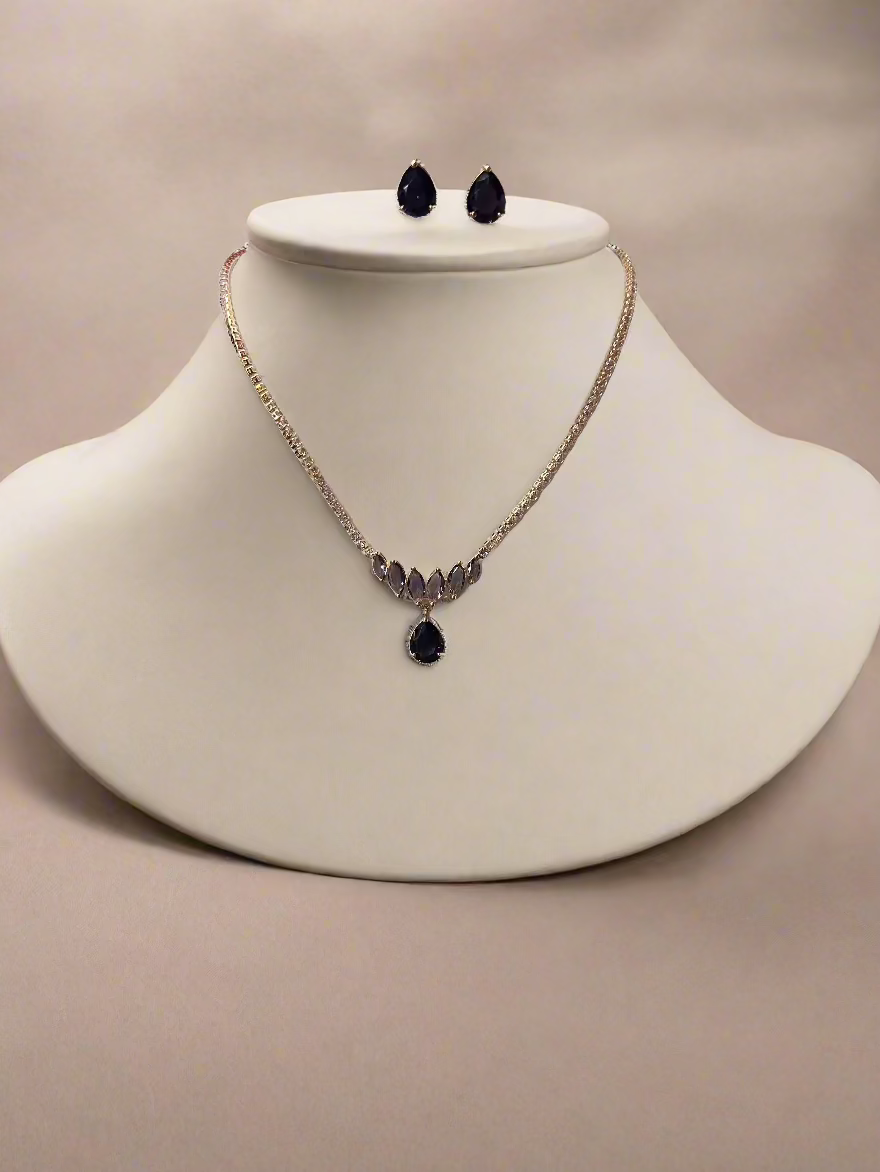 Calla Collection TR-22300 Cohesive Elegant Necklace & Earring Set