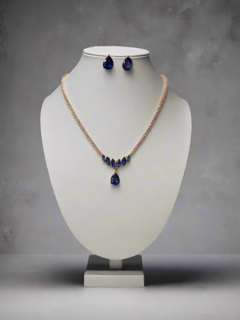 Calla Collection TR-22300 Cohesive Elegant Necklace & Earring Set