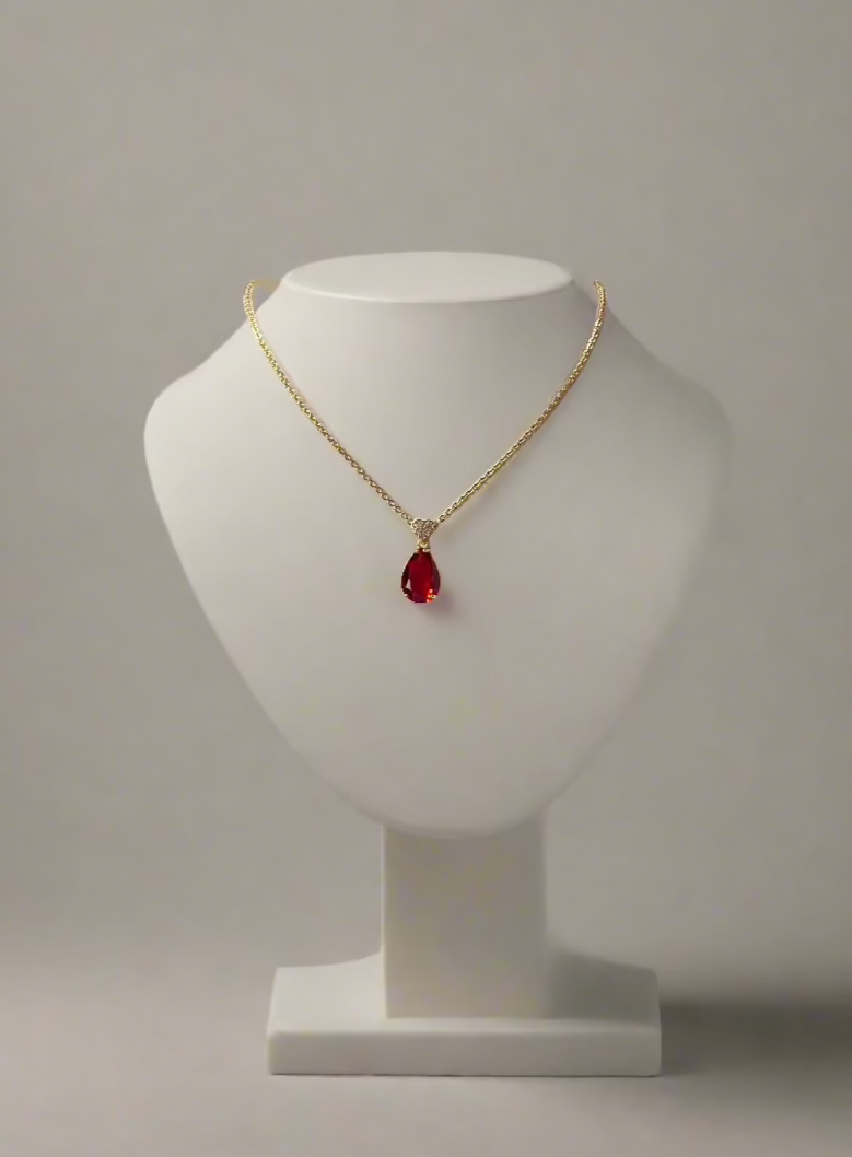 Calla Collection TR-22242 Sophisticated Cubic Zirconia Pendant Necklace Set