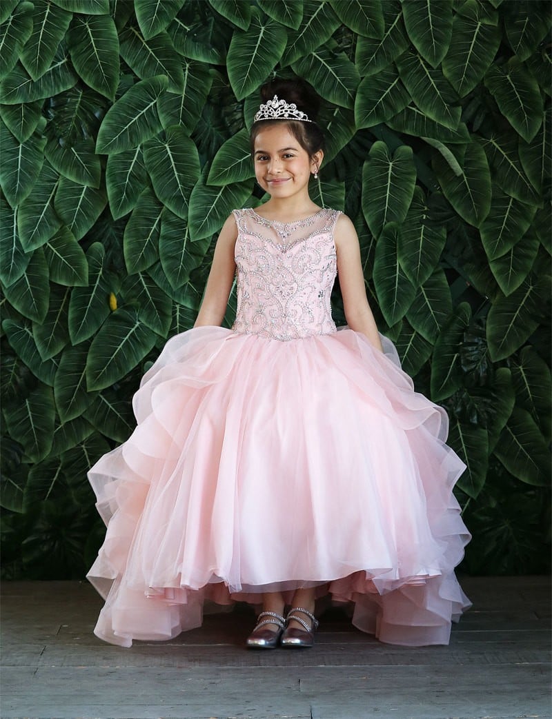 Fully lined special occasion gown Calla Collection KY-218 constructed with a silky-smooth, anti-static inner comfort lining