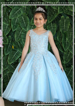 Calla Collection KY-221 high-shimmer glitter tulle dress ideal for formal evening events