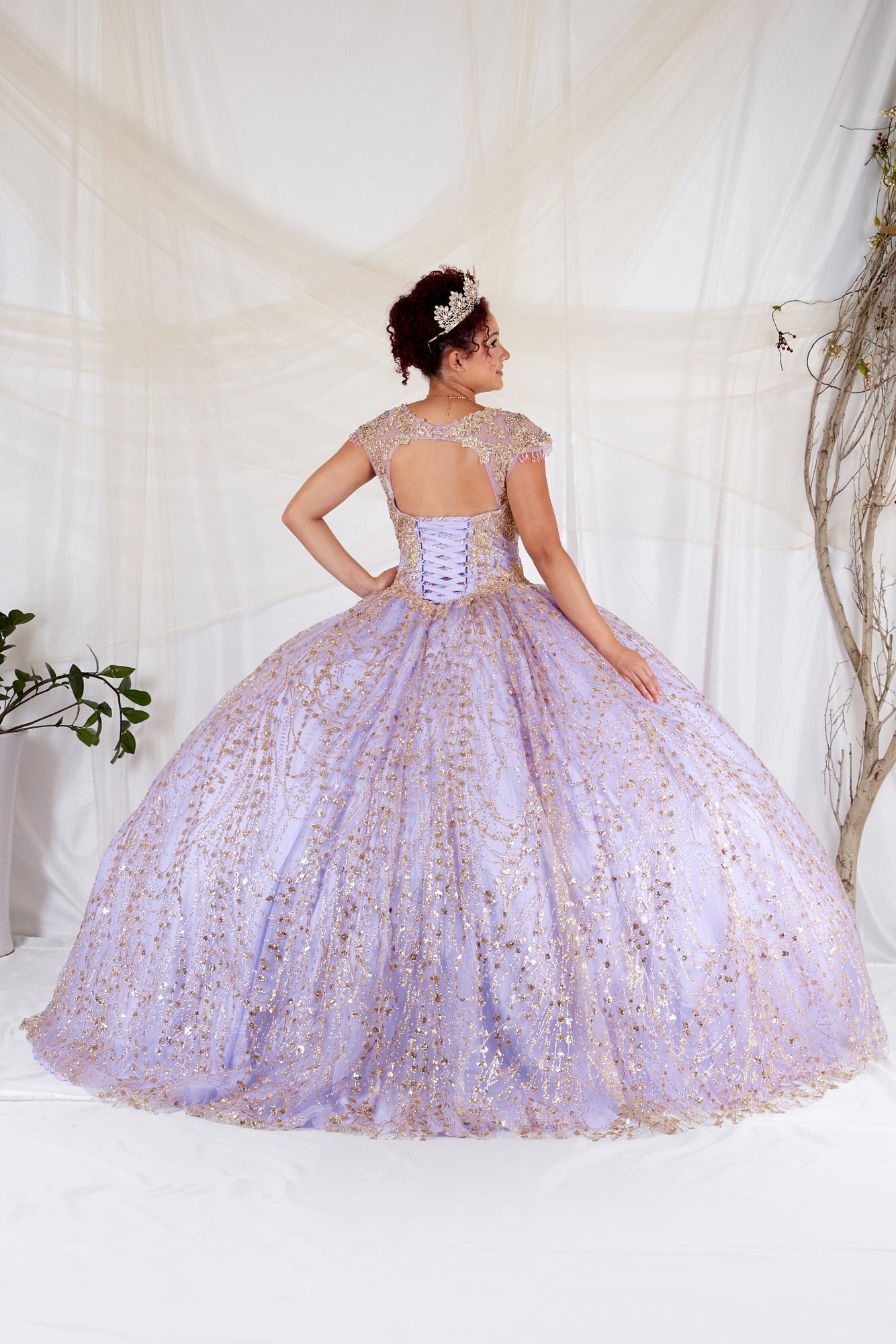 Fully lined special occasion dress Calla Collection KY-73309 constructed with a silky-smooth, anti-static protective inner lining