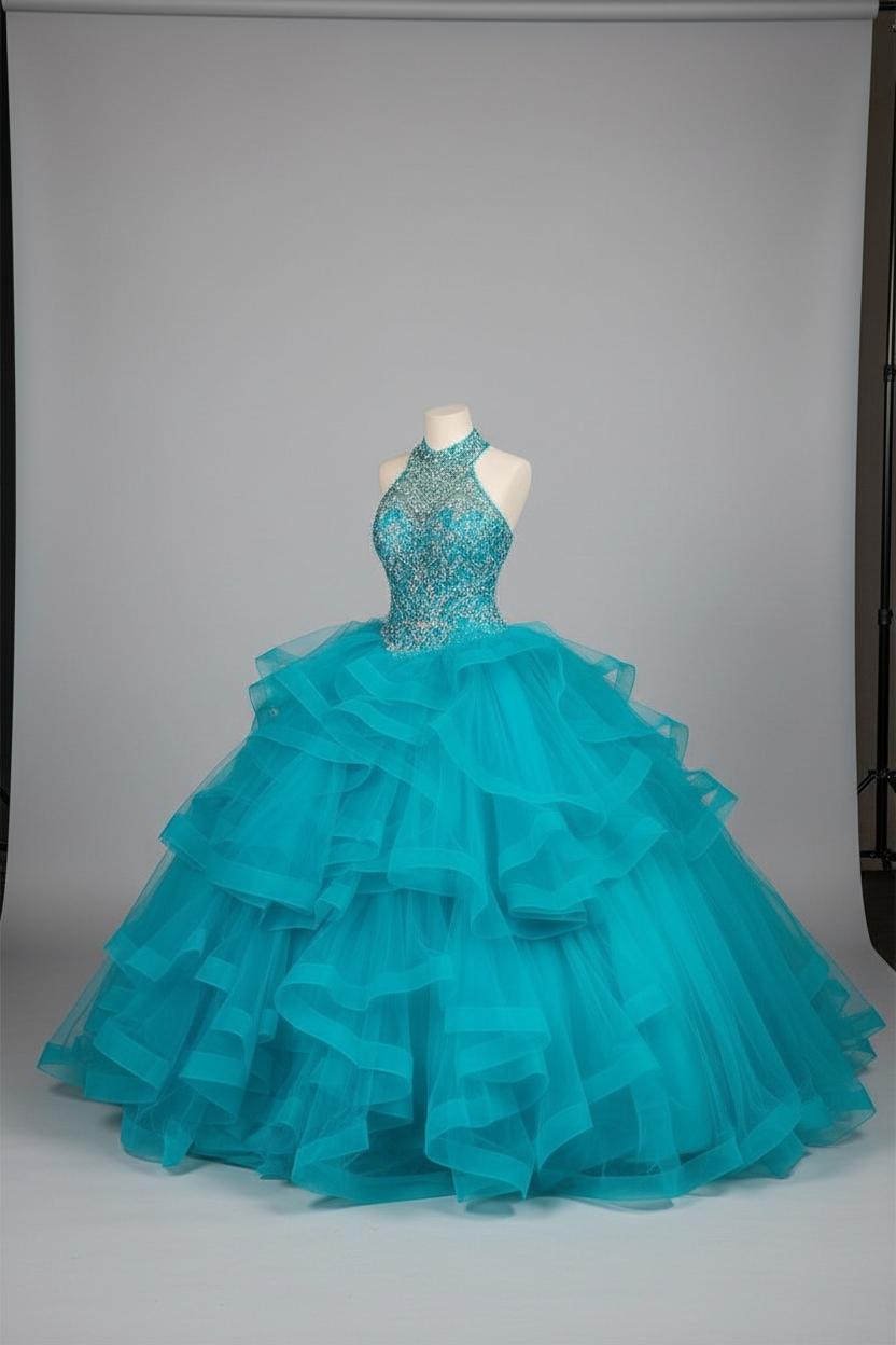 Calla Collection KY-75178 girls premium flower girl pageant gown
