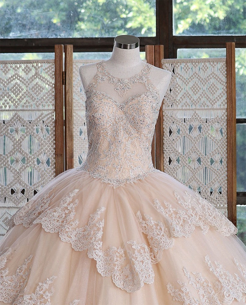 Sweeping princess profile skirt displaying exceptional bounce and movement on the Calla Collection KY-75208 dress