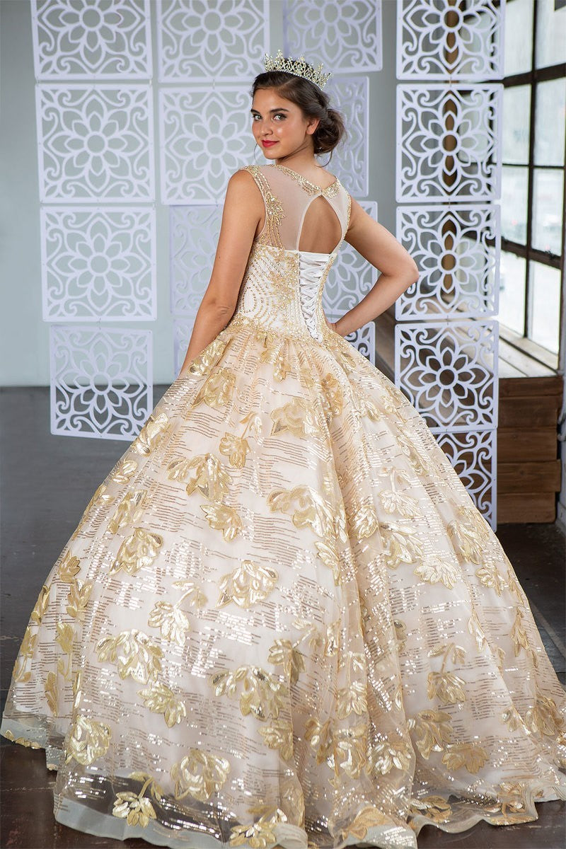 Sleeveless children special occasion dress Calla Collection SKU KY-77239