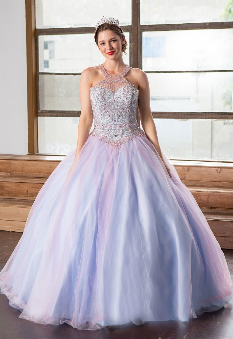 Elegant tiered tulle kids party dress Calla Collection KY-79398