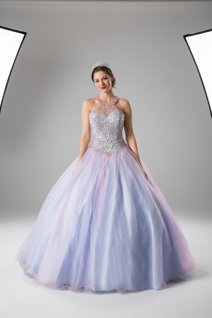 Calla Collection KY-79398 kids formal tulle ball gown dress