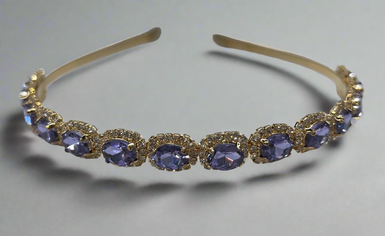 Calla Collection Headband TR-40951 Glamorous Sparkling Rhinestone Headband