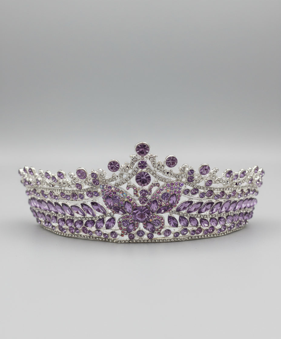 Silver jewelry piece from Calla Collection, TR-955, featuring a lilac design with intricate details and a sleek finish.