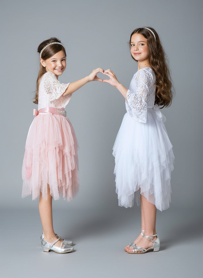 Fully lined youth dress Calla Collection D-708 crafted with an integrated smooth scratch-free inner lining